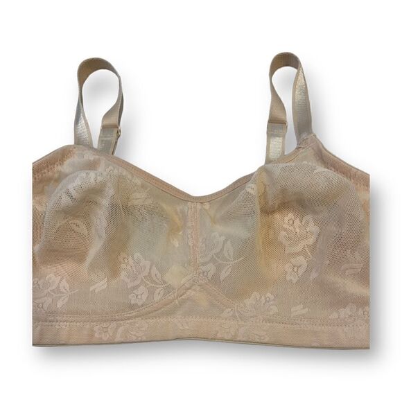 Wacoal Floral Print Vintage Bra 85202 Size 34DD - Picture 2 of 6